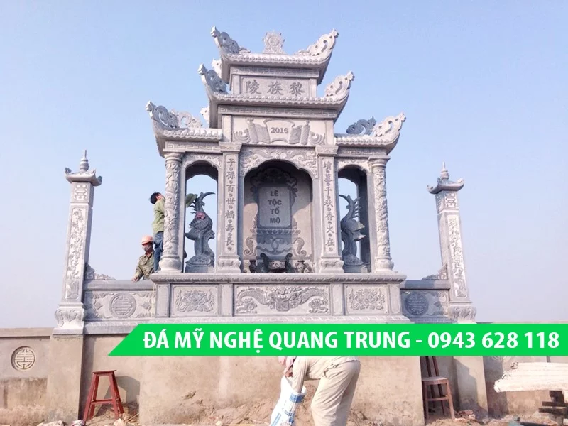Lăng thờ đẹp - Lăng mộ đẹp của Đá mỹ nghệ Quang Trung Ninh Vân, Hoa Lư, Ninh Bình