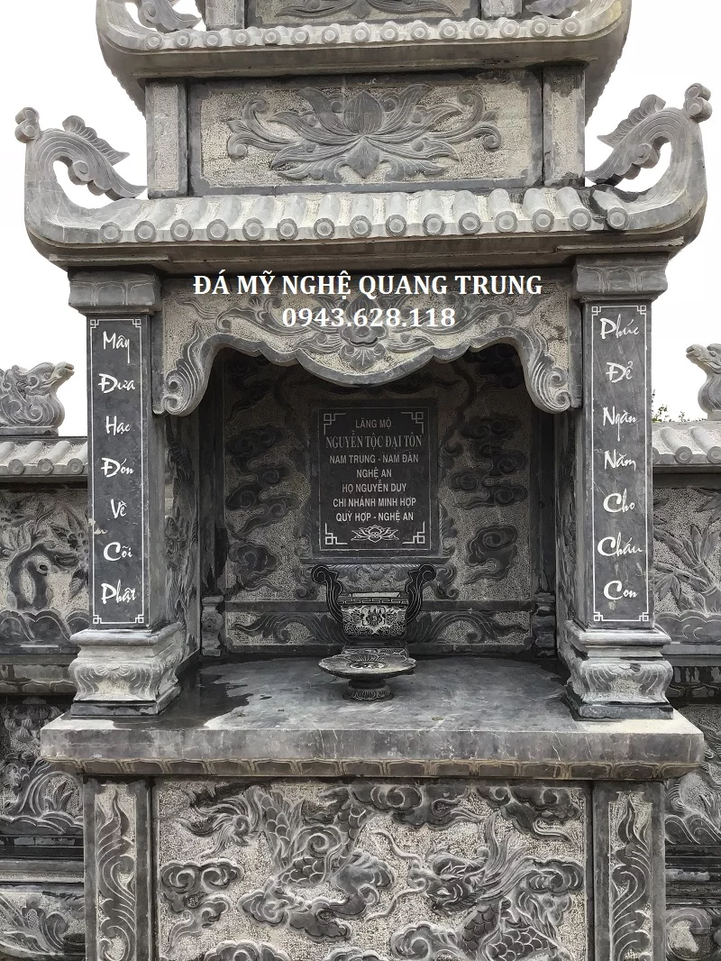 CHI TIẾT BÀI VỊ LĂNG THỜ CHÍNH Lăng mộ đá, Mộ đá Ninh Bình