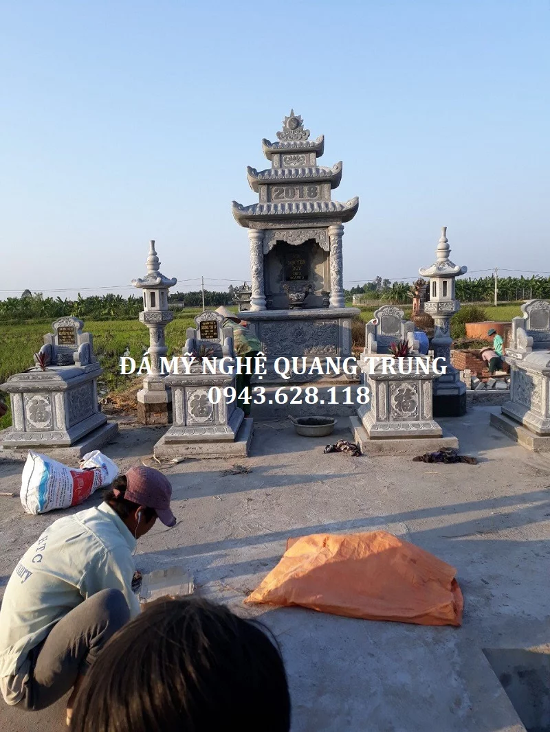 Quy tập Khu lăng mộ đá đẹp tại Thái Bình