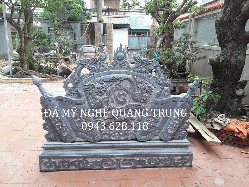 MẪU CUỐN THƯ ĐÁ 08 Lăng mộ đá, Mộ đá Ninh Bình