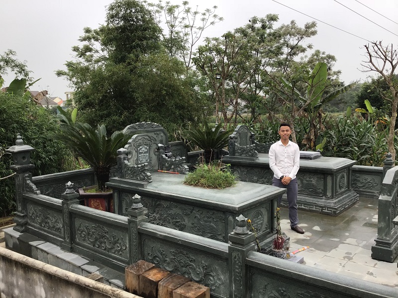 Mẫu Khu lăng mộ đá Xanh rêu Quang Trung