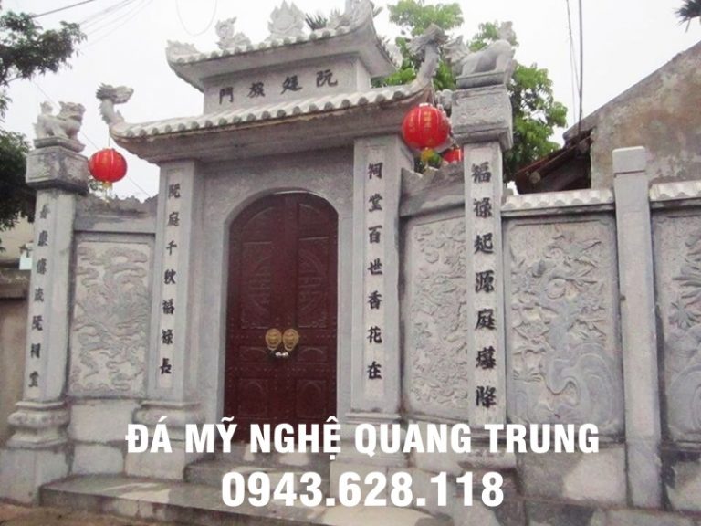 Mẫu Cổng đá Nhà thờ họ đẹp