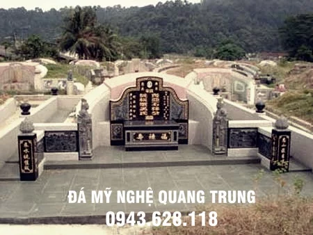 Khu lăng mộ đá thiết kế theo phong cách Trung Hoa hiện đại