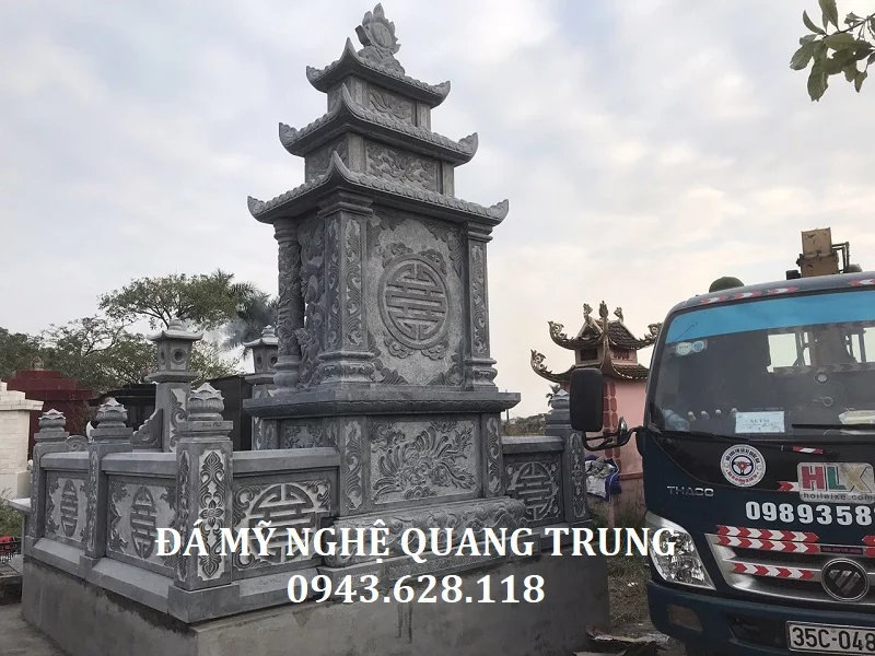 10 Mẫu Lăng Thờ Đơn Đá Đẹp - Đá Mỹ Nghệ Quang Trung Ninh Bình