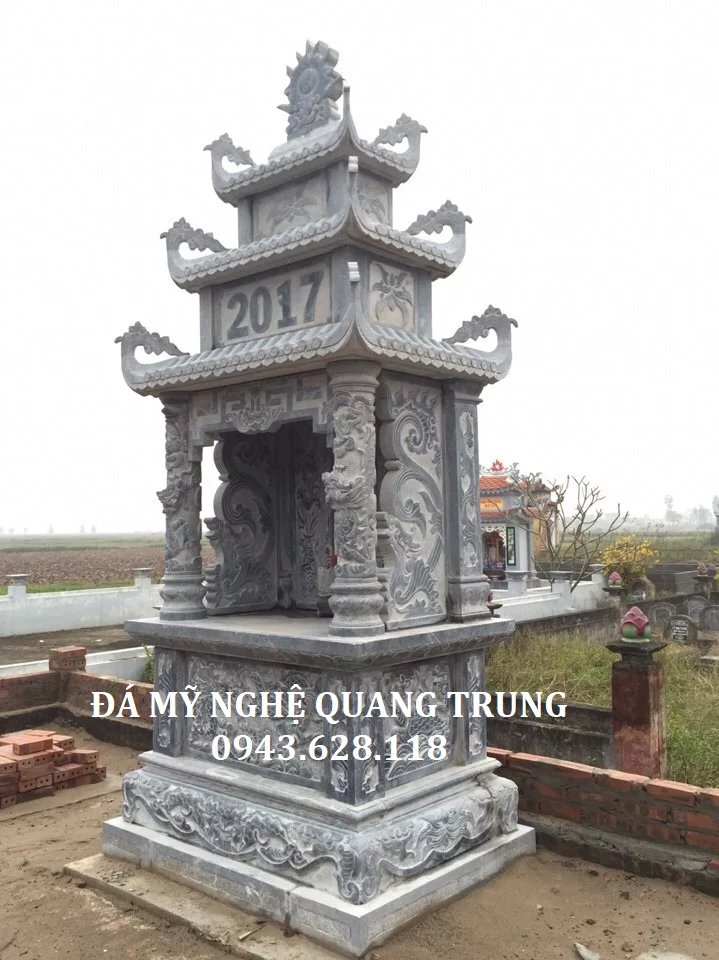 10 Mẫu Lăng Thờ Đơn Đá Đẹp - Đá Mỹ Nghệ Quang Trung Ninh Bình