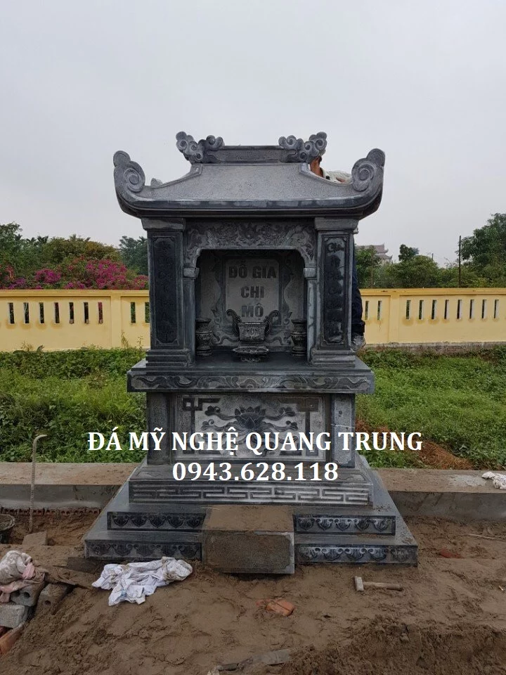 10 Mẫu Lăng Thờ Đơn Đá Đẹp - Đá Mỹ Nghệ Quang Trung Ninh Bình