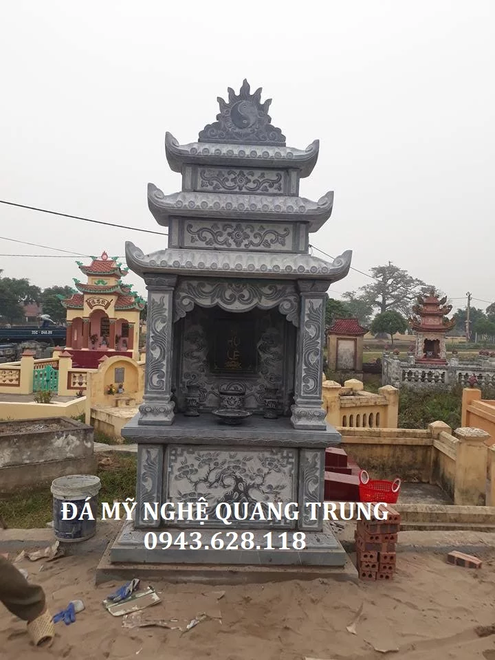 10 Mẫu Lăng Thờ Đơn Đá Đẹp - Đá Mỹ Nghệ Quang Trung Ninh Bình