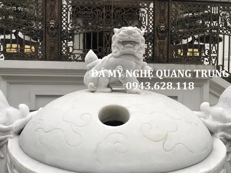 Mẫu Lư Hương Đá Trắng Đẹp - Đá Mỹ Nghệ Quang Trung Ninh Bình