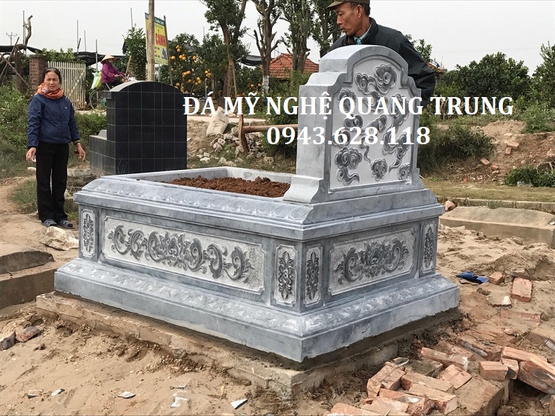 MẪU MỘ ĐƠN 06 Lăng mộ đá, Mộ đá Ninh Bình