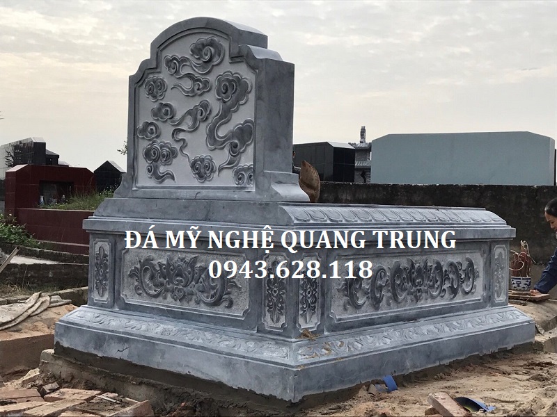 MẪU MỘ ĐƠN 07 Lăng mộ đá, Mộ đá Ninh Bình