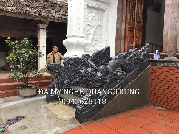 Rồng đá xanh rêu Đá mỹ nghệ Quang Trung