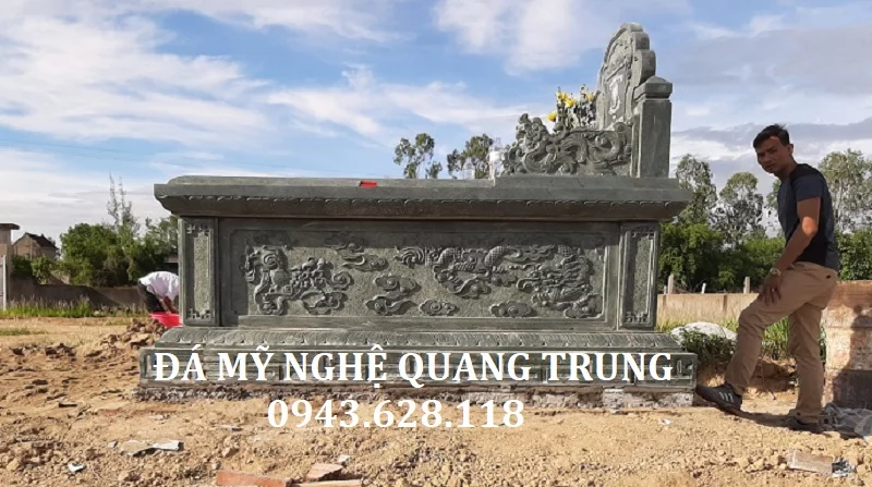 MẶT HÔNG MỘ ĐÁ XANH RÊU ĐẸP