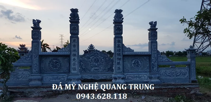 TỔNG THỂ MẶT CỔNG VÀO KHU LĂNG MỘ