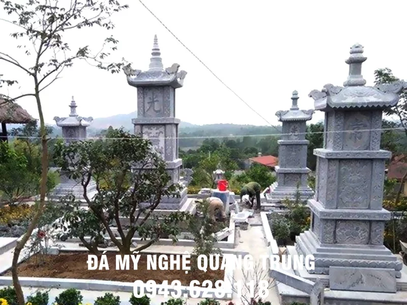 Bao thap da khu lang mo Bao thap bang da