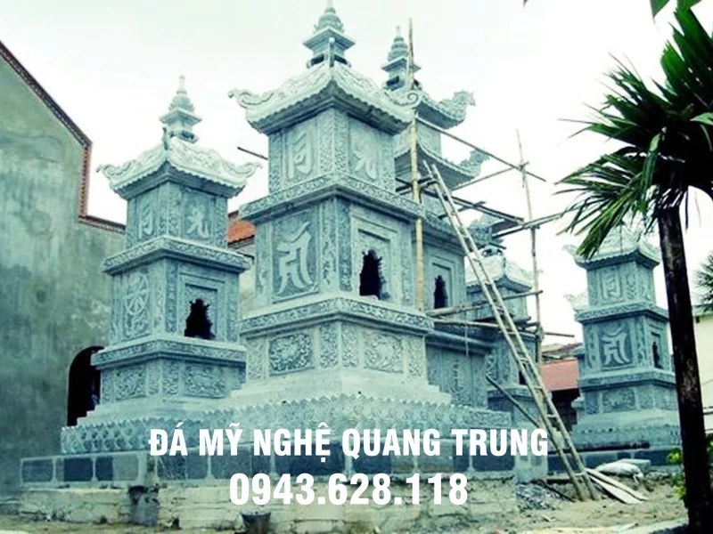 Mau Bao thap bang da khoi do Da my nghe Quang Trung tu van lap dat