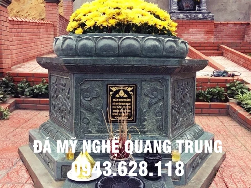 Mẫu mộ đá lục lăng đẹp Quang Trung - Ninh Vân, Hoa Lư, Ninh Bình