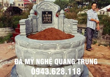 Mẫu mộ đá tròn đẹp