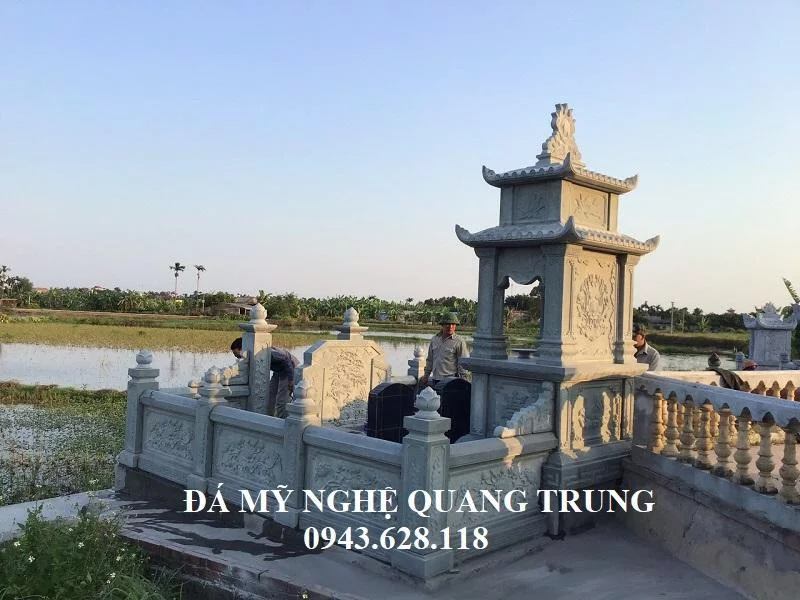 Khu lang mo da co dien tich nho nhung rat dep