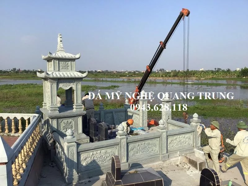 Khu lang mo da xanh reu dep
