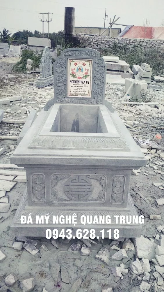 Mẫu mồ đẹp, mồ đá đẹp Quang Trung Ninh Bình 3 Mo da dep 2019