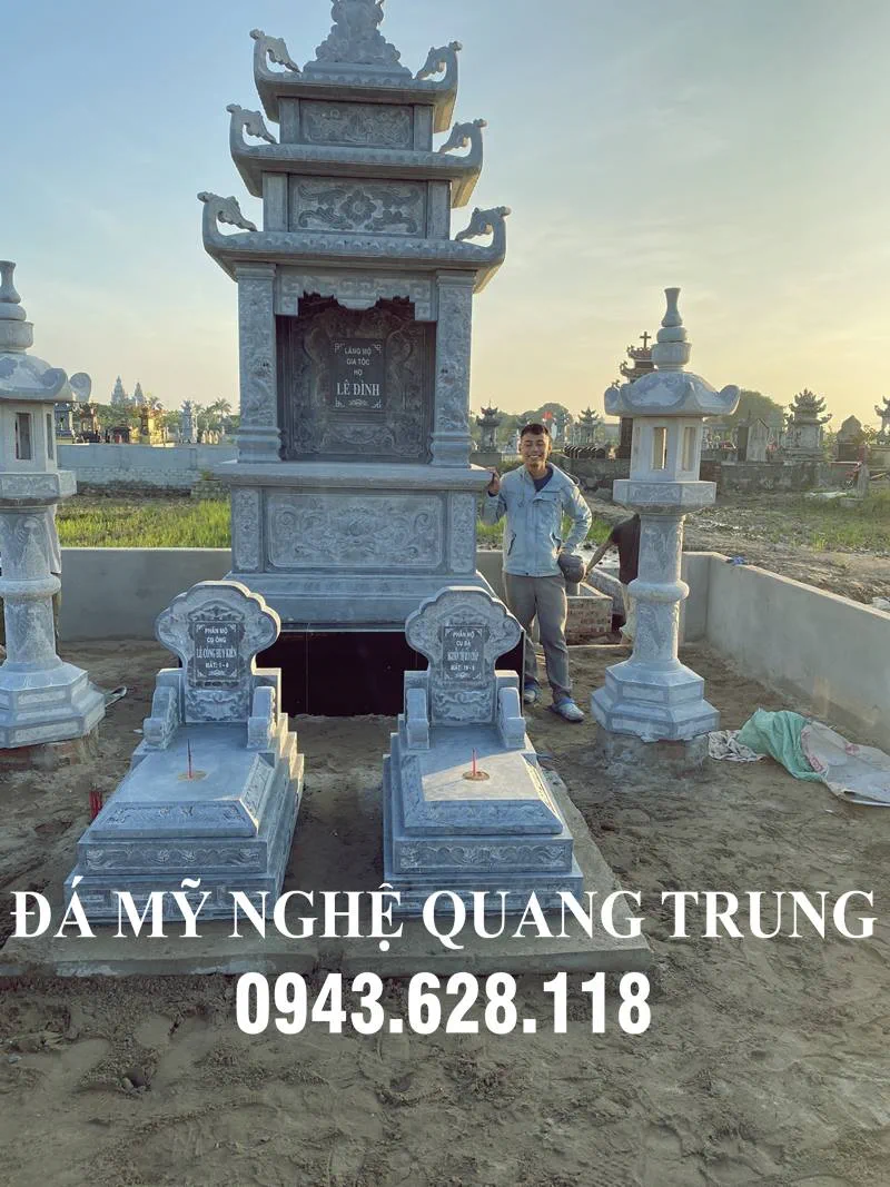 Mộ đá đơn Tam sơn không mái
