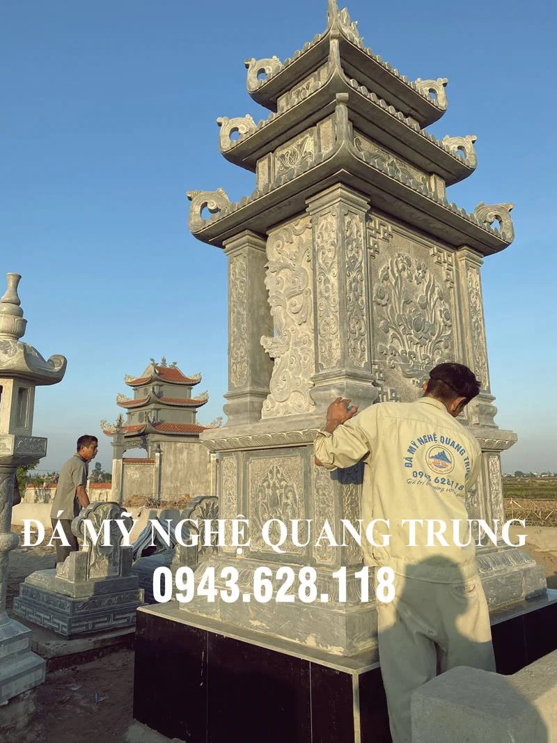 Thi công, lắp đặt Khu lăng mộ đá Lê Đình