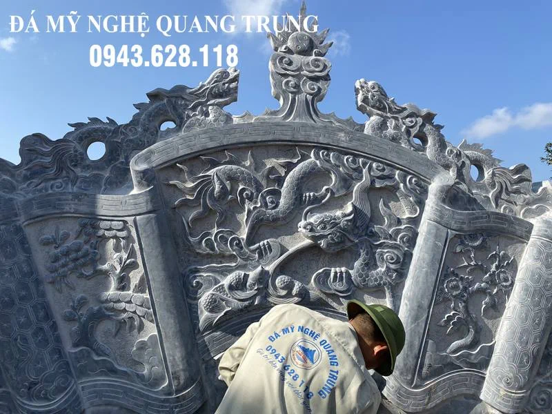 Cuốn thư dạng Tứ Quý - Tùng, Trúc, Cúc, Mai