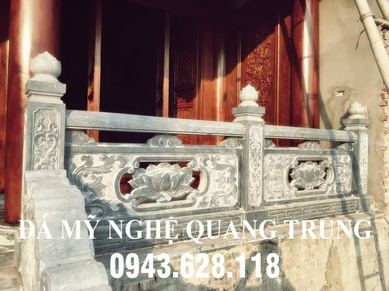 Mẫu Lan can đá ĐẸP cho Nhà thờ họ của Đá mỹ nghệ Quang Trung