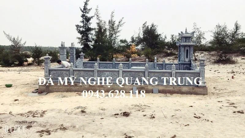 Vi tri lap dat Lang mo da xanh reu