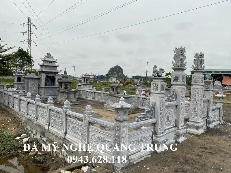 Khu Lăng Mộ Đá đẹp băm bạt cao cấp - Lang mo dep Ho Vo 2020