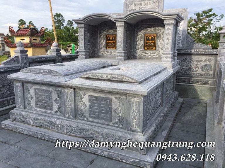 Tổng hợp Những Mẫu Mộ đá Đôi đẹp - Mộ đá ĐẸP Quang Trung năm 2020