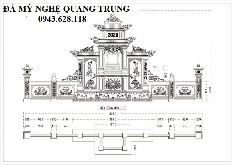 Kich Thuoc tong the Lang Mo Da DEP