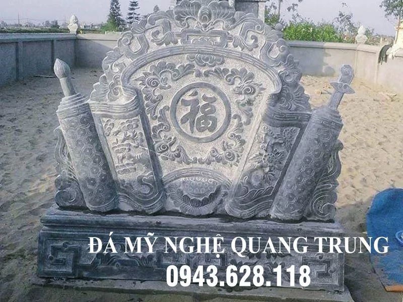 Binh phong da Ngu Phuc Lam Mon cho Nha tho ho