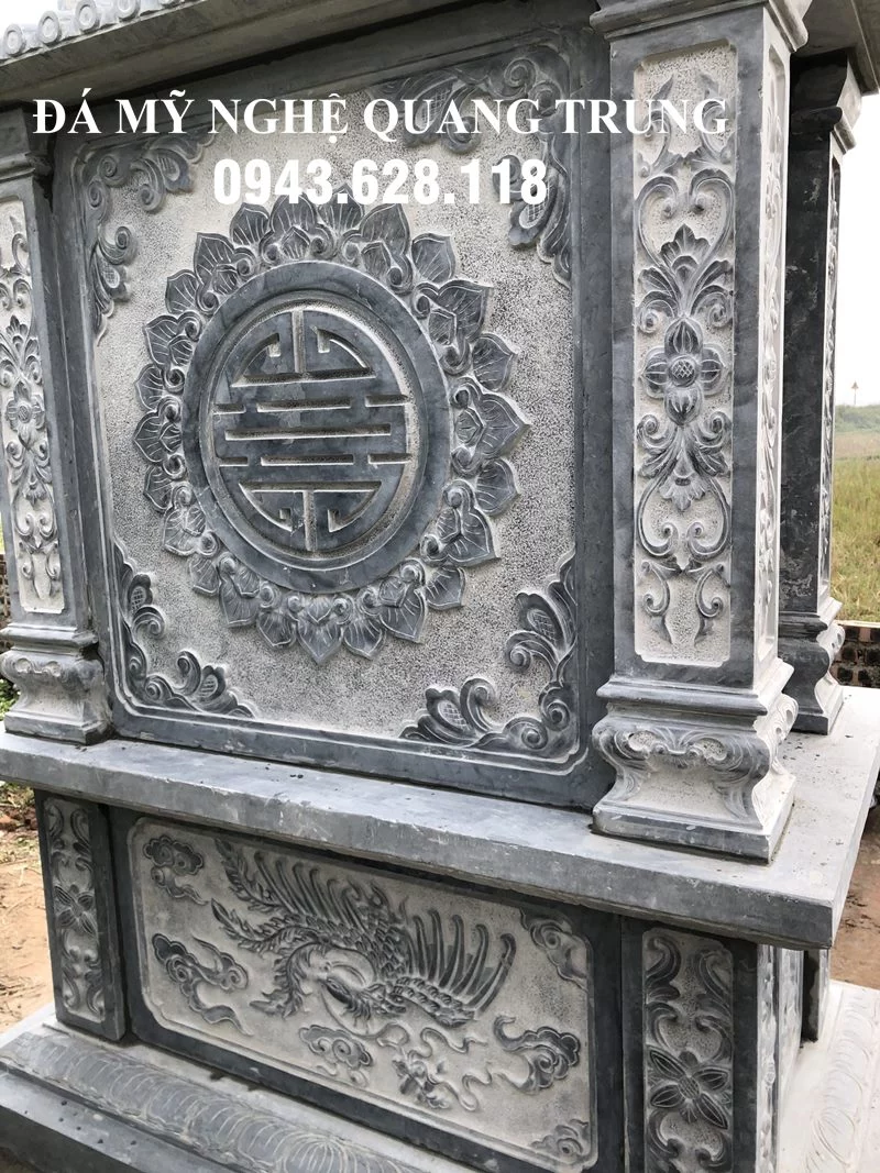 Chi tiet hoa van phia sau Cung tho cua Mo Da 3 mai 2020