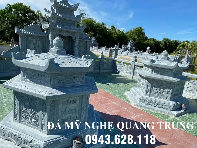Mẫu Mộ đá Lục Giác đẹp cho Khu lăng mộ đá Quang Trung