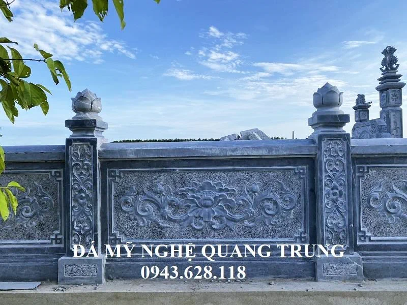 Tam Bung Lan can da voi hoa van sac net phong thuy