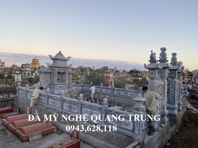 Day la mot trong nhung mau Lang tho da dep duoc thi cong xay dung tai Nam Dinh