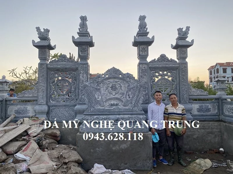 Khu Lang mo da xanh duoc Da my nghe Quang Trung tu van xay dung va thiet ke lap dat