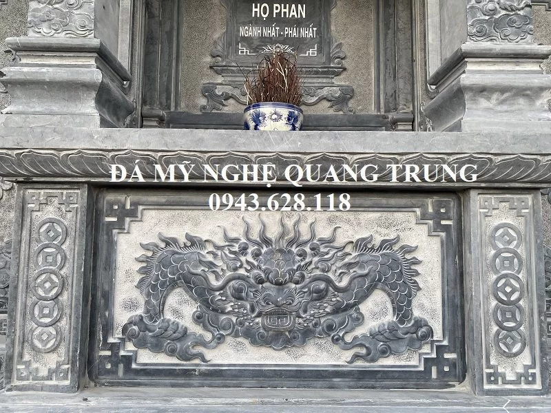 Phan mat truoc cua Lang tho da tram khac Ho phu rat kenh bong - sac net va can doi