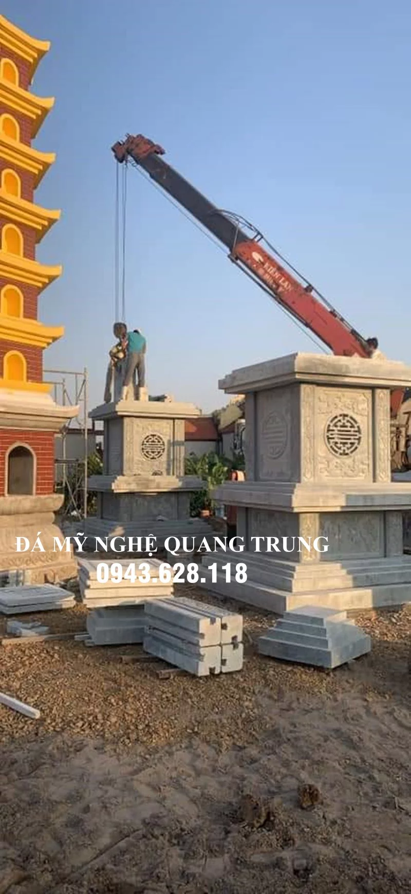 Xay Mo Thap Da - Bao thap da cao cap nguyen khoi Quang Trung