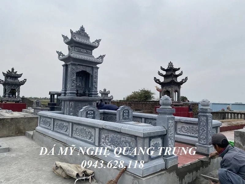 Khu lang mo da lang tho hai mai khong canh dep