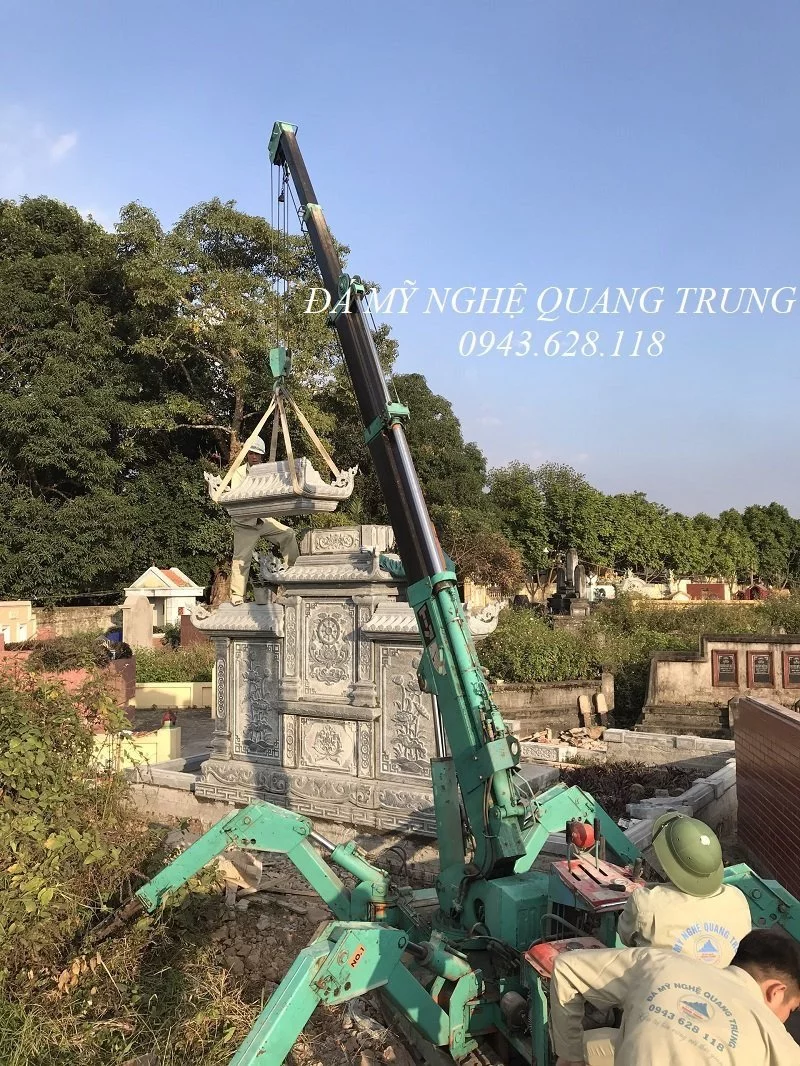 Lap dat lang mo da tai nghia trang