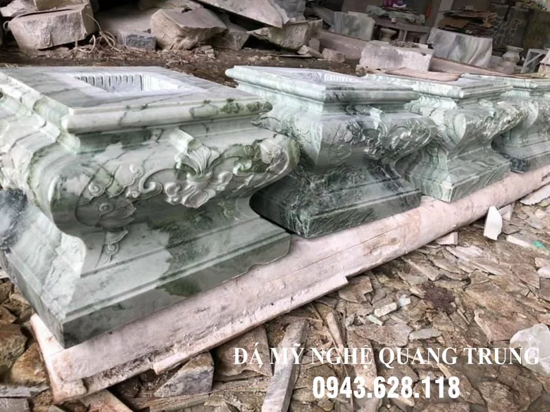 Mau Chan tang da - Tang bong da xanh ngoc