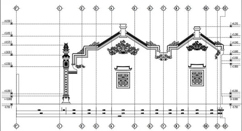 Ban ve thiet ke Nha tho ho