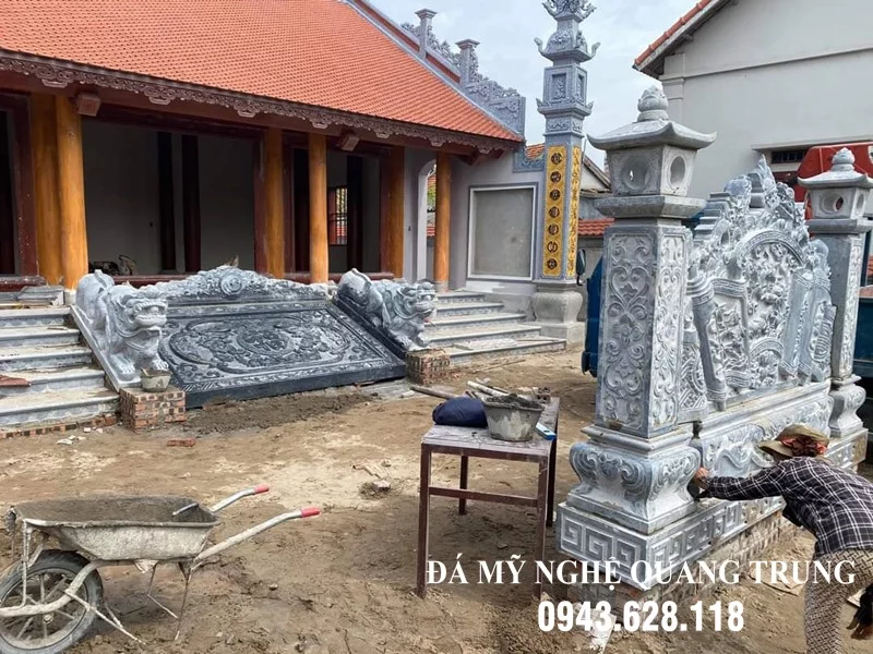 Dat Cuon thu da - Chieu da - Bac them da cho Nha tho ho