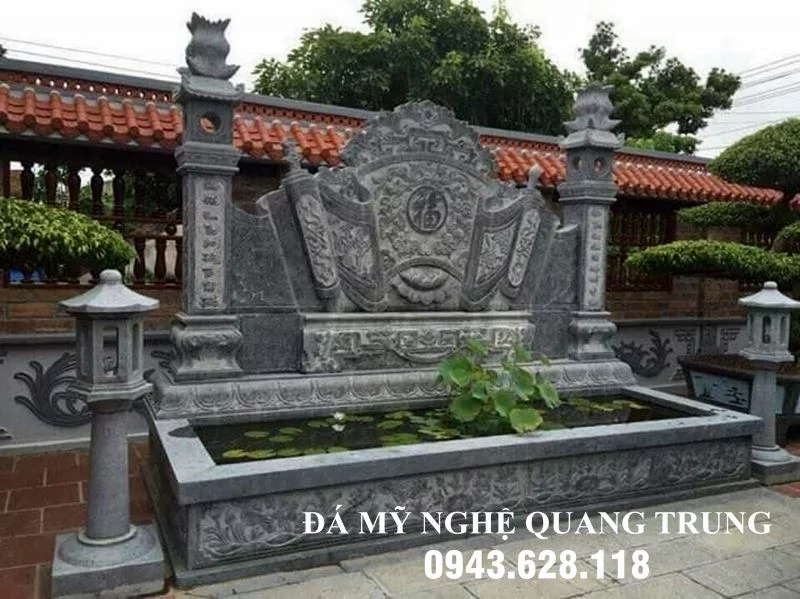 Mau Cuon thu da (Binh phong da) dep cho Nha tho ho