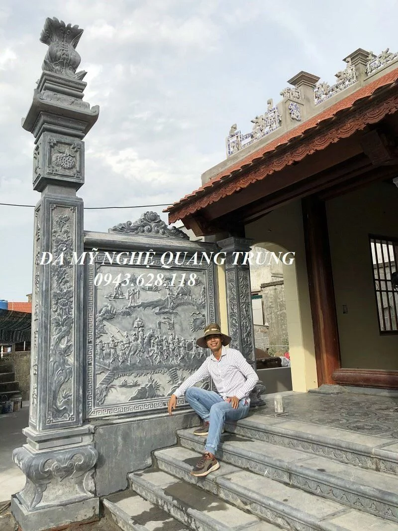 Xay Cot da Nha tho - Cot dong tru da Nha tho