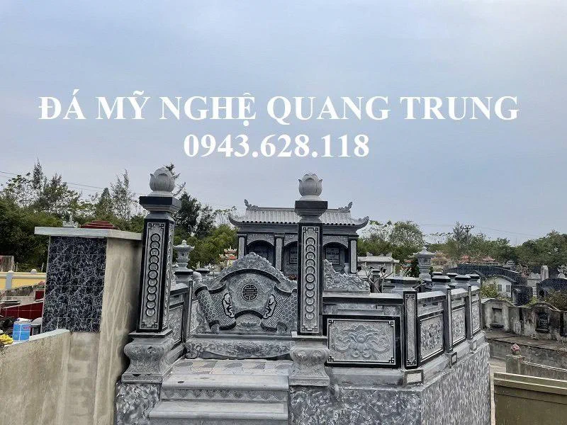 Thiet ke Khu Lang mo da khong vuong da xanh reu