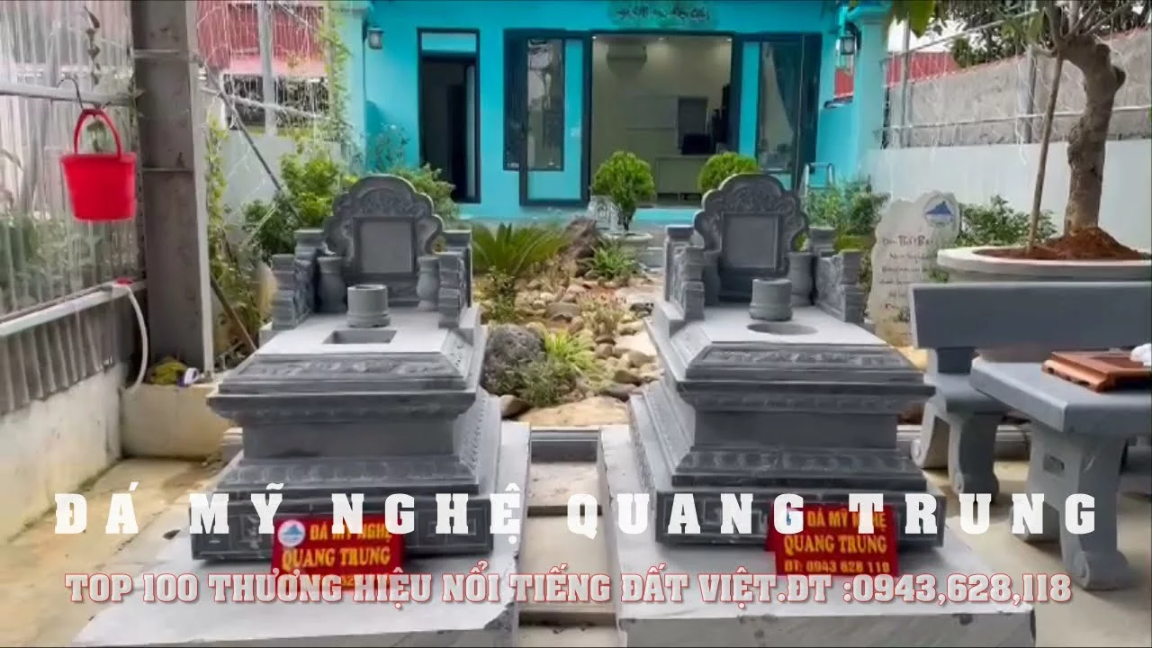 MẪU MỘ ĐÁ XANH ĐEN TRUYỀN THỐNG GIÁ TRỊ VĂN HÓA LÂU ĐỜI MIỀN BẮC - Đá Mỹ Nghệ Quang Trung Ninh Bình