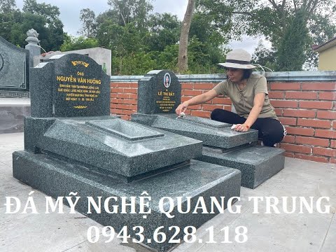 mau mo da granite xanh binh dinh don gian trang trong ben dep voi thoi gian Lăng mộ đá, Mộ đá Ninh Bình